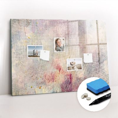 Magnetic dry erase board Painted Abstraction