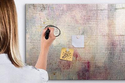 Magnetic dry erase board Painted Abstraction
