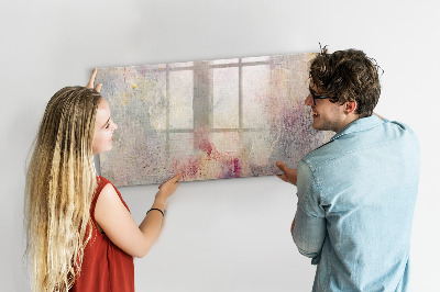Magnetic dry erase board Painted Abstraction