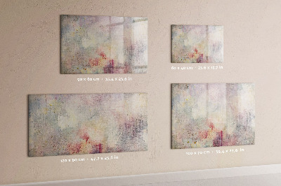 Magnetic dry erase board Painted Abstraction