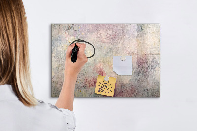 Magnetic drawing board Painted Abstraction