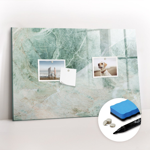 Dry erase magnetic board Marble Surface
