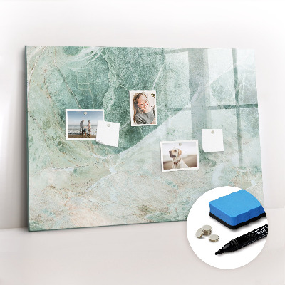 Dry erase magnetic board Marble Surface