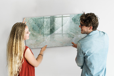 Dry erase magnetic board Marble Surface