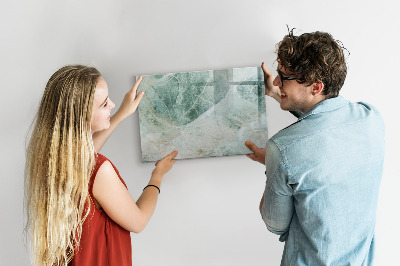 Dry erase magnetic board Marble Surface