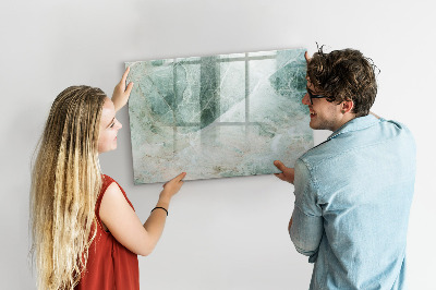 Dry erase magnetic board Marble Surface