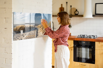 Magnetic board for writing Beach View