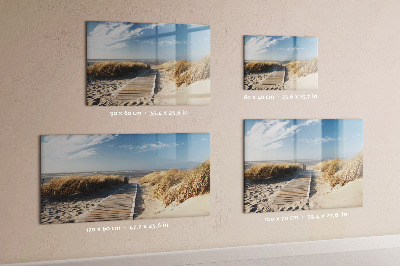 Dry erase magnetic board Beach View