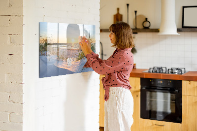 Magnetic board with marker Sunset on the Beach