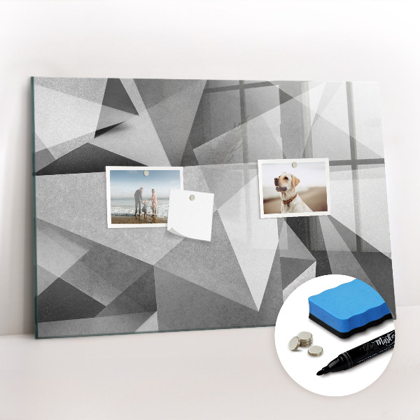 Dry erase magnetic board 3D Abstraction
