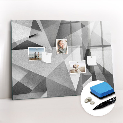 Dry erase magnetic board 3D Abstraction