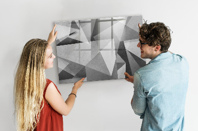 Dry erase magnetic board 3D Abstraction