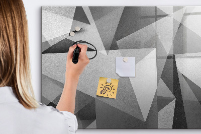 Dry erase magnetic board 3D Abstraction