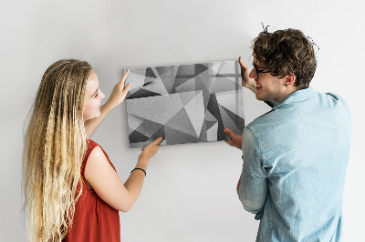 Dry erase magnetic board 3D Abstraction