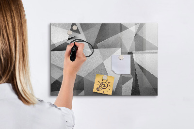 Dry erase magnetic board 3D Abstraction