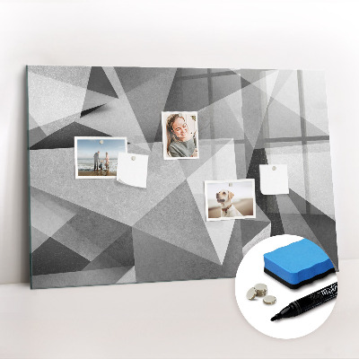 Dry erase magnetic board 3D Abstraction