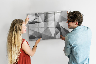 Dry erase magnetic board 3D Abstraction