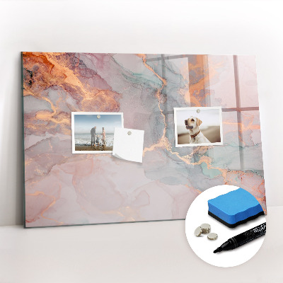 Magnetic dry erase board Retro meal planner