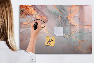 Magnetic dry erase board Retro meal planner