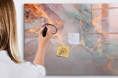 Magnetic dry erase board Retro meal planner