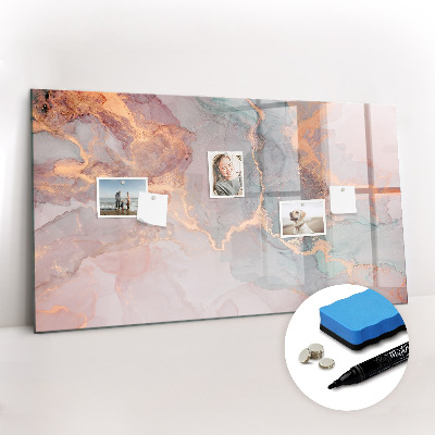 Magnetic dry erase board Retro meal planner