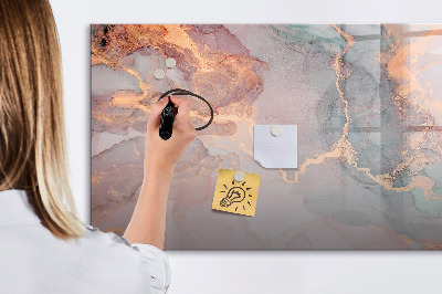 Magnetic dry erase board Retro meal planner