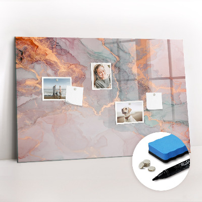 Magnetic dry erase board Retro meal planner