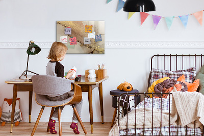 Magnetic board for writing Meal planner