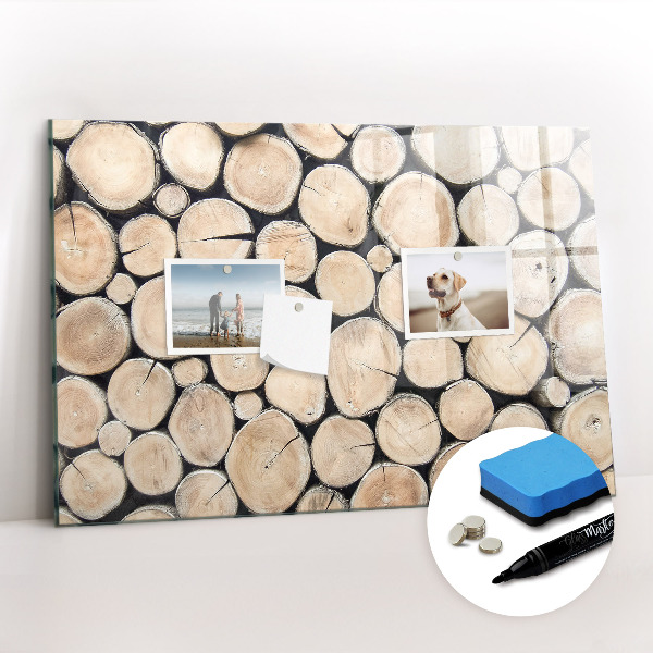 Dry erase magnetic board Cut Tree Stumps