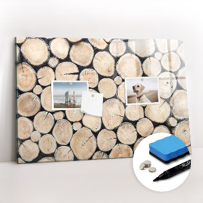Dry erase magnetic board Cut Tree Stumps