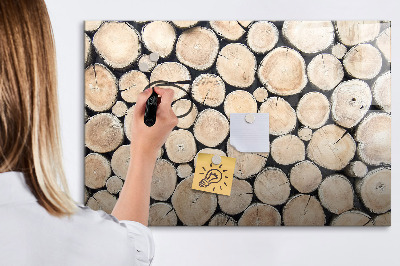 Dry erase magnetic board Cut Tree Stumps