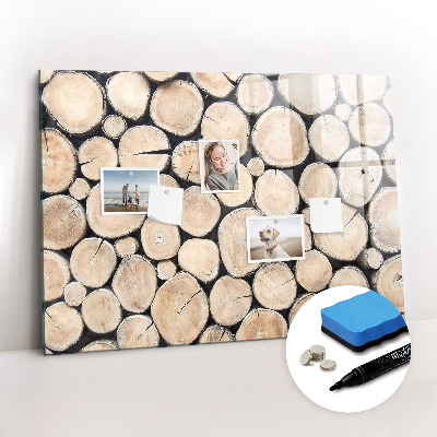 Dry erase magnetic board Cut Tree Stumps