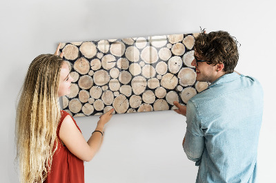 Dry erase magnetic board Cut Tree Stumps