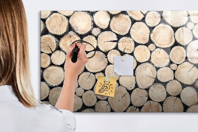 Dry erase magnetic board Cut Tree Stumps