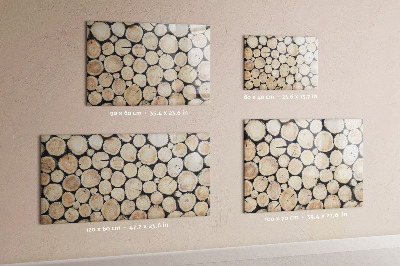 Dry erase magnetic board Cut Tree Stumps