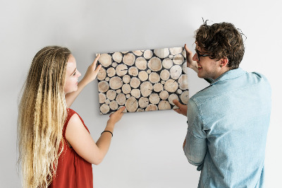 Dry erase magnetic board Cut Tree Stumps