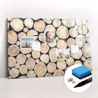 Dry erase magnetic board Cut Tree Stumps