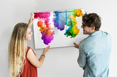 Dry erase magnetic board Rainbow of Colors