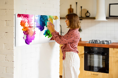Dry erase magnetic board Rainbow of Colors
