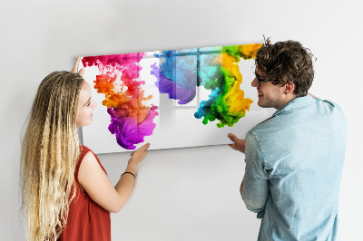 Dry erase magnetic board Rainbow of Colors
