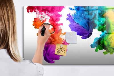 Dry erase magnetic board Rainbow of Colors