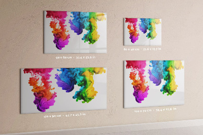 Dry erase magnetic board Rainbow of Colors