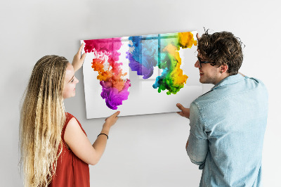 Dry erase magnetic board Rainbow of Colors