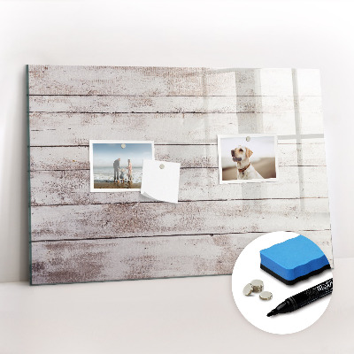 Magnetic dry erase board Wood Board Pattern