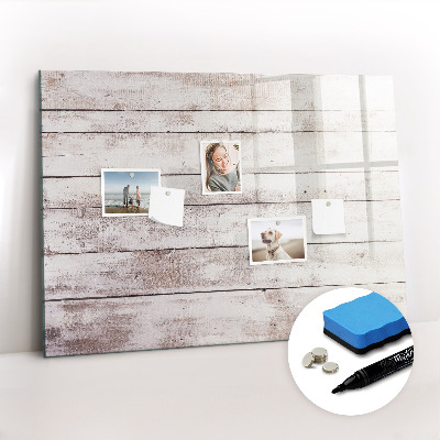 Magnetic dry erase board Wood Board Pattern