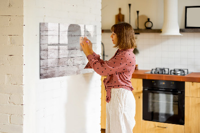 Magnetic dry erase board Wood Board Pattern