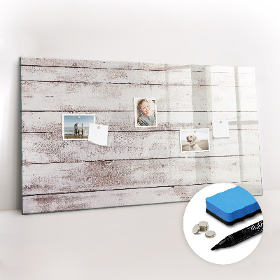 Magnetic dry erase board Wood Board Pattern