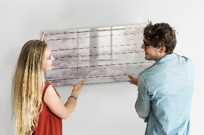 Magnetic dry erase board Wood Board Pattern