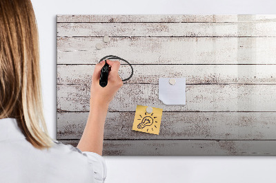 Magnetic dry erase board Wood Board Pattern