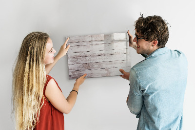 Magnetic dry erase board Wood Board Pattern